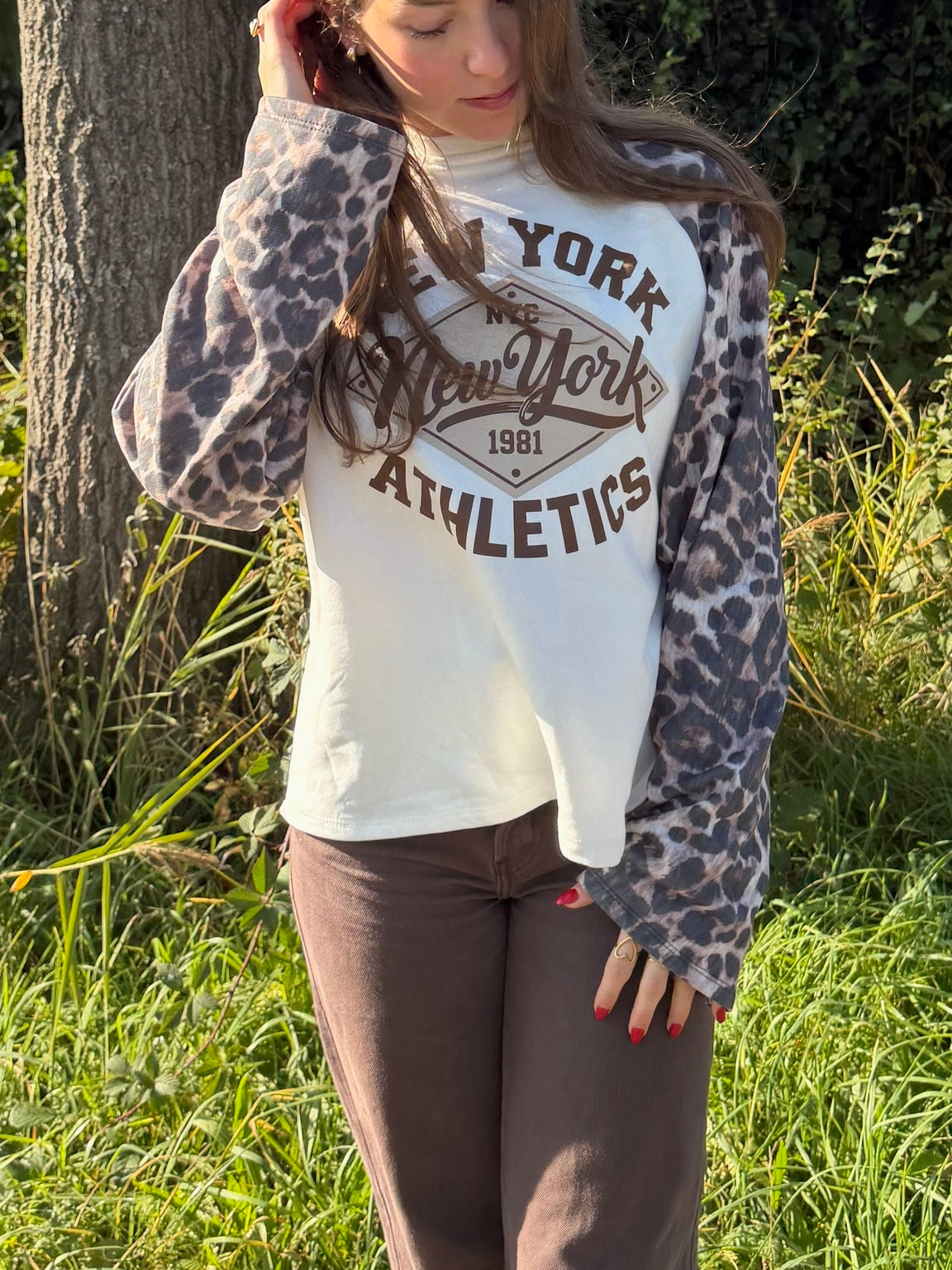 New York Leopard Longsleeve