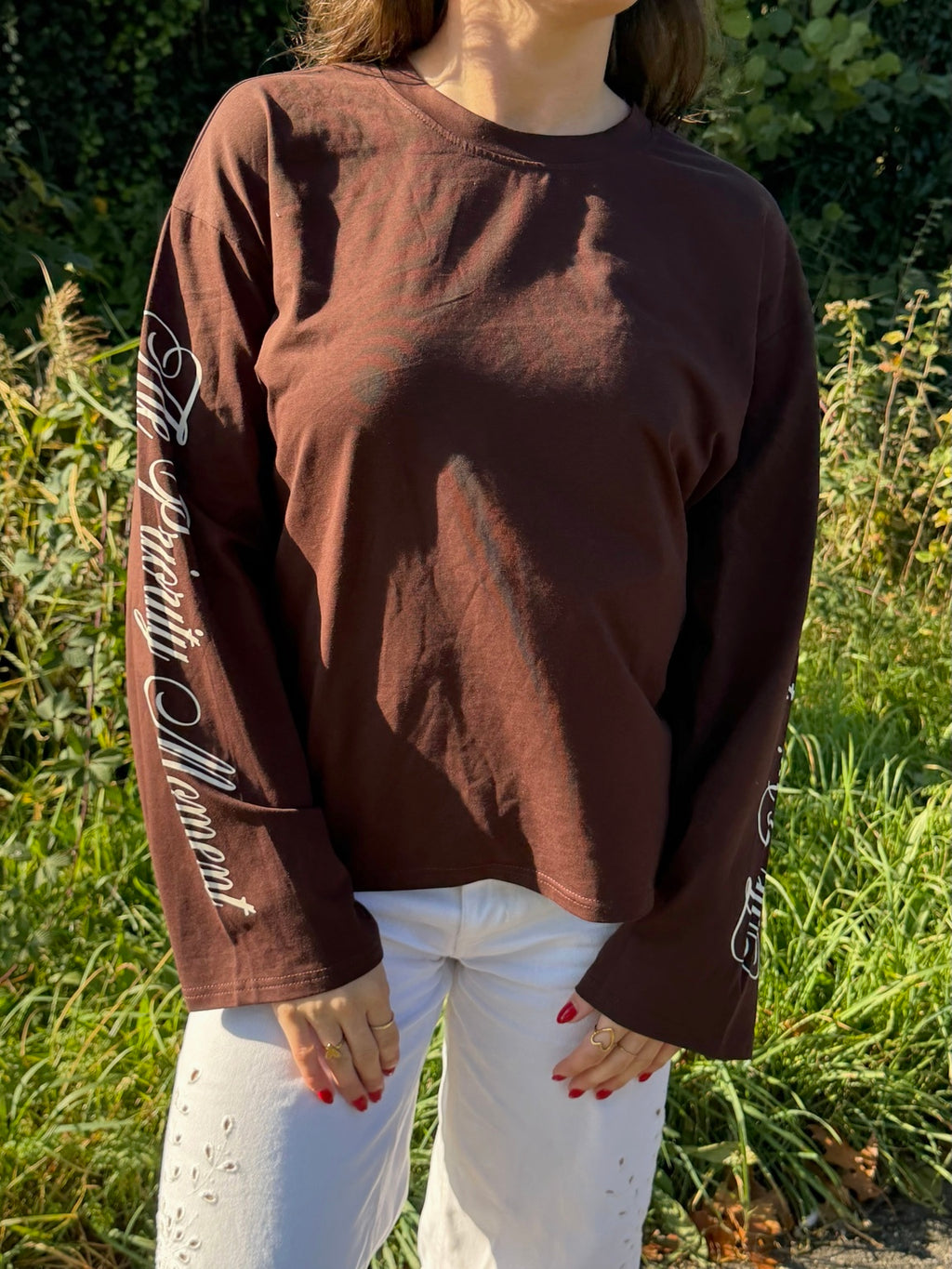 Bruine priority longsleeve