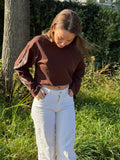 Bruine priority longsleeve